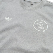 Adidas Gonz Spot T-Shirt - Medium Grey Heather