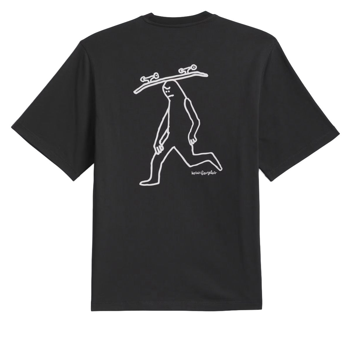 Adidas Gonz Spot T-Shirt - Black/Ice Purple