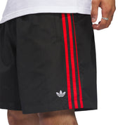 Adidas Skate Water Shorts - Black/White/Red