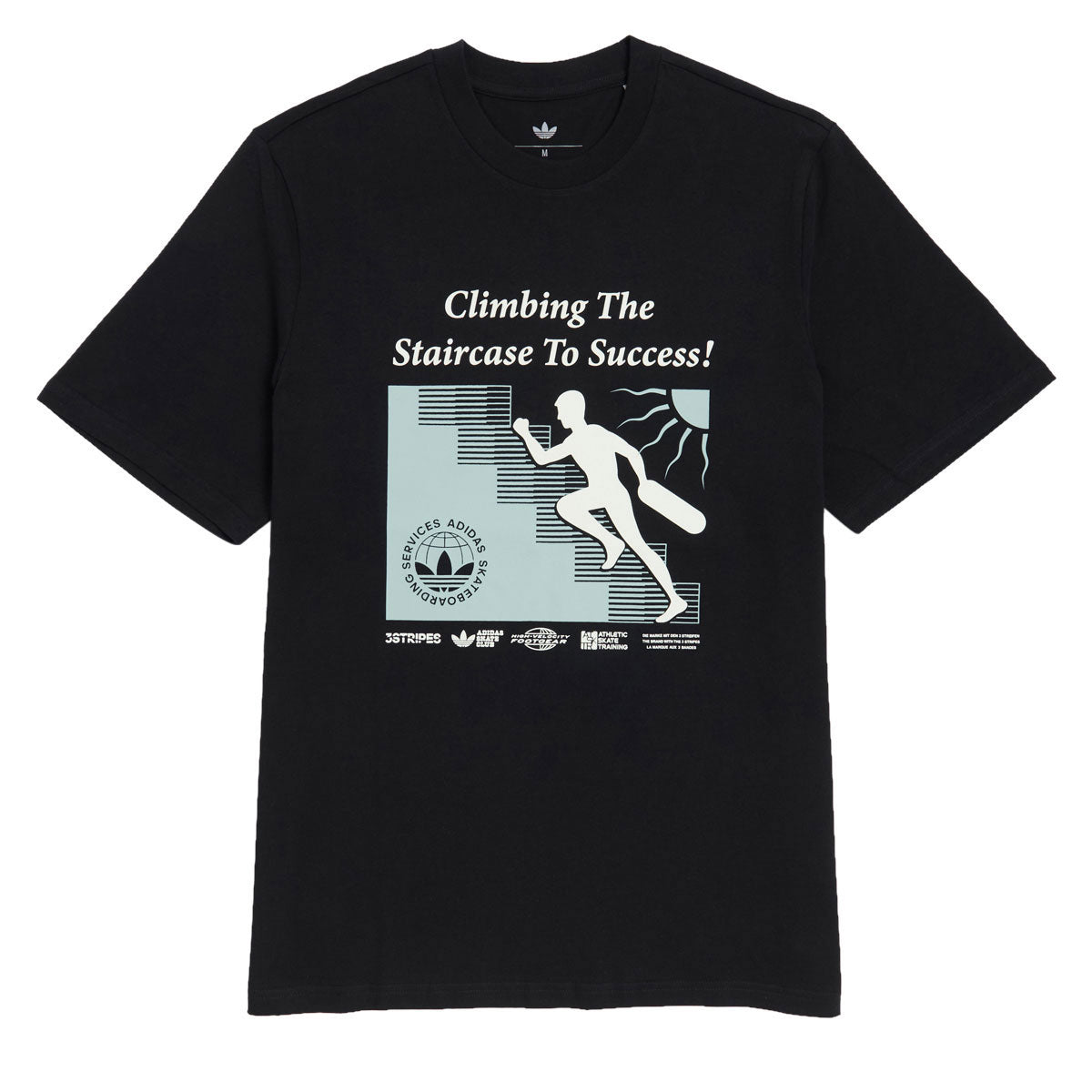 Adidas Skate Staircase T-Shirt - Black