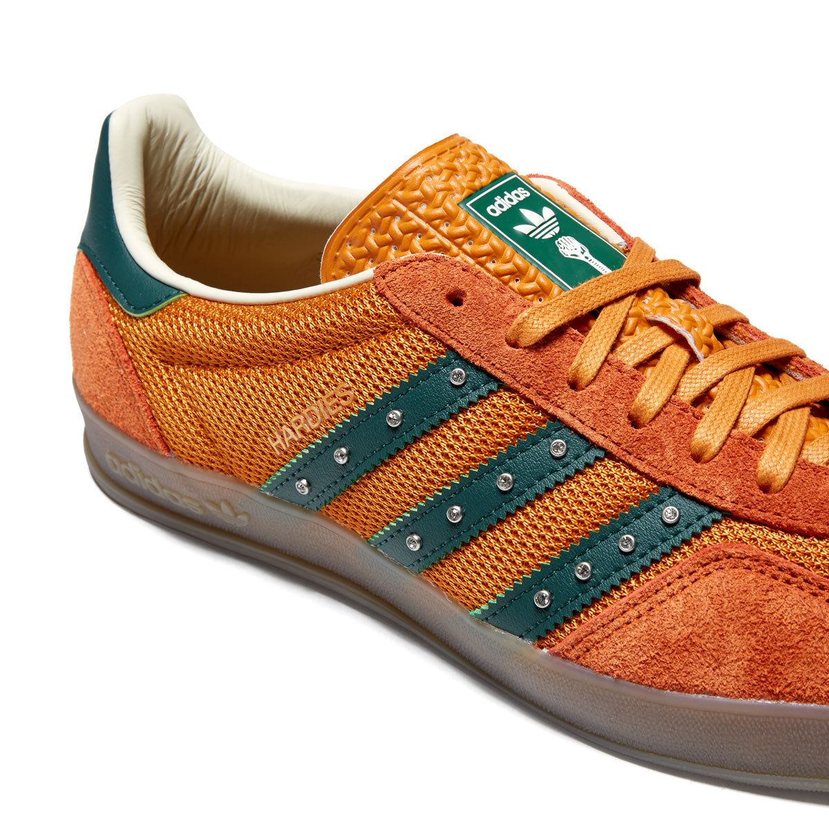 Adidas x Hardies Gazelle Shoes - Rust Orange/Collegiate Green/Gum