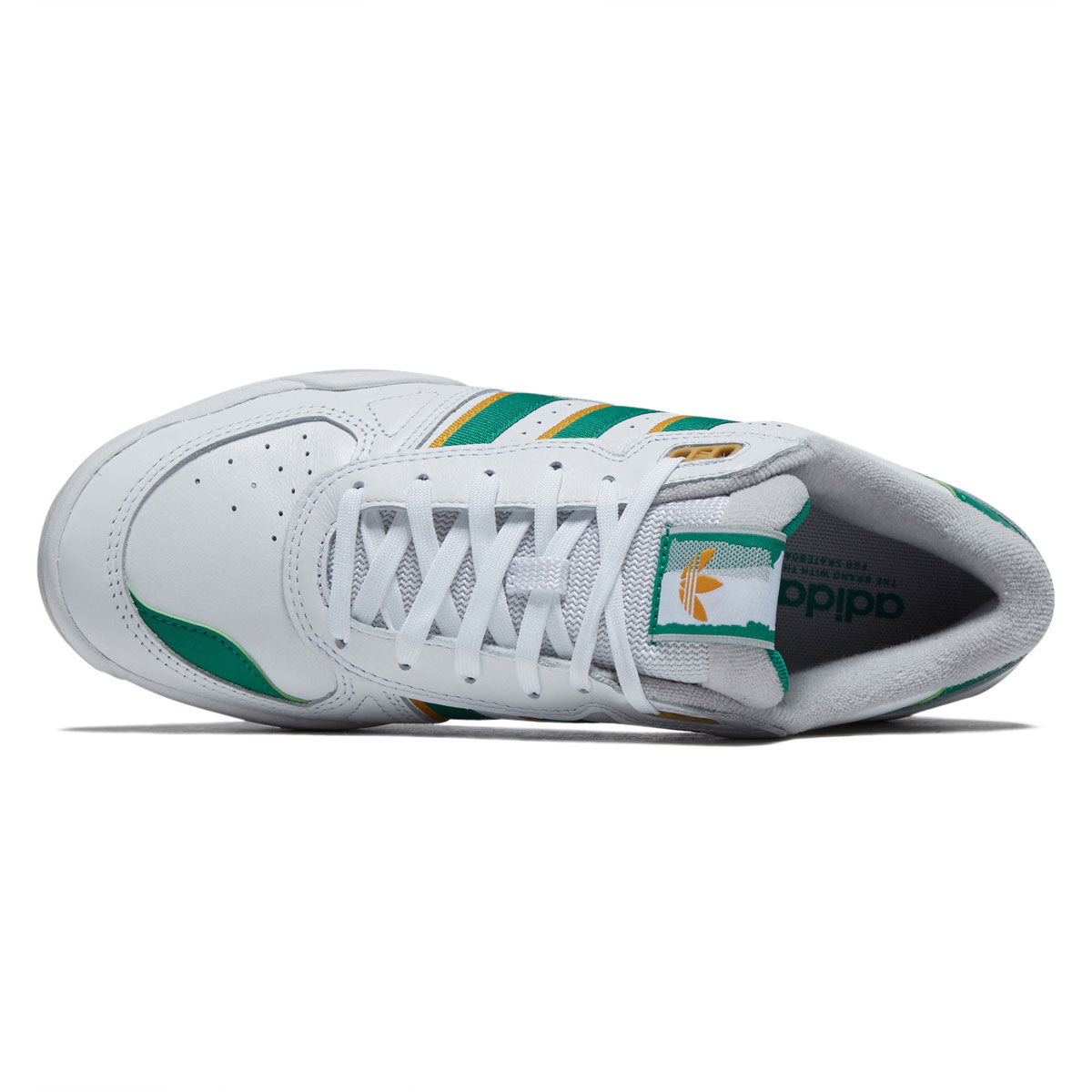 Adidas Tekkira Cup Shoes - Ftwr White/Court Green/Preloved Yellow