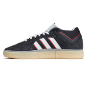 Adidas Tyshawn Shoes - Carbon/Crystal White/Better Scarlet
