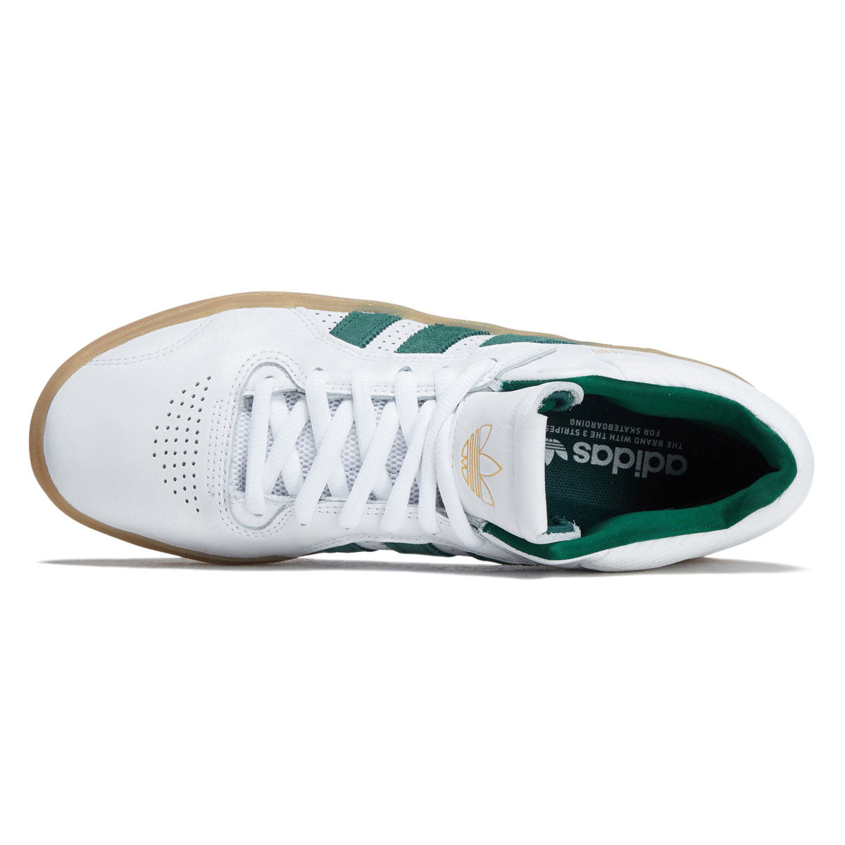 Adidas Tyshawn Shoes - Ftwr White/Collegiate Green/Gum