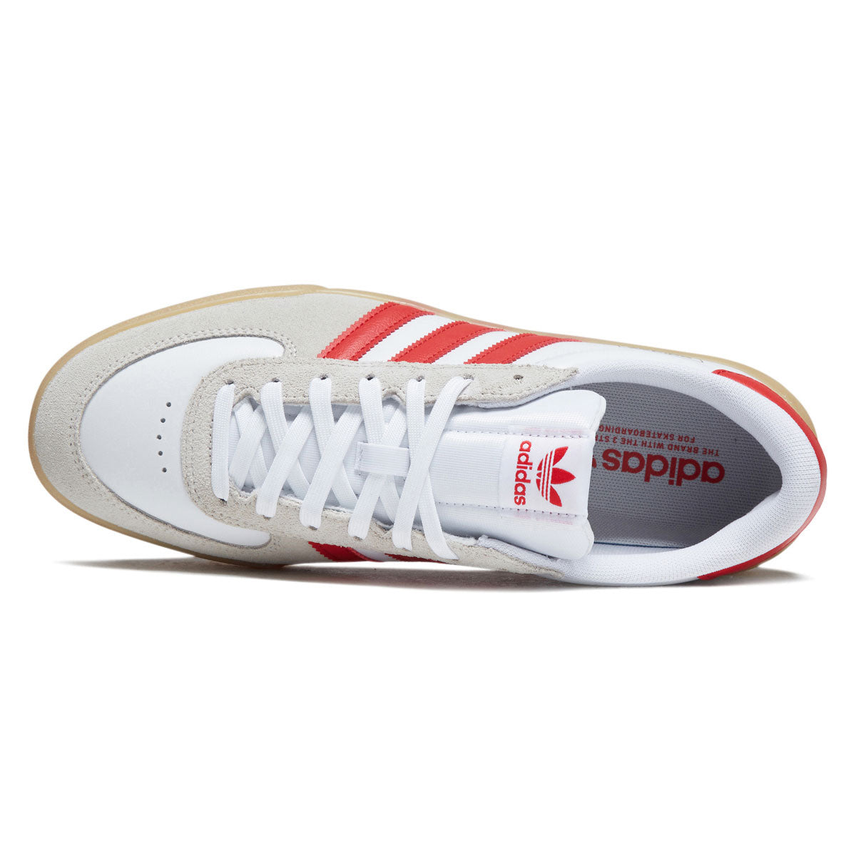 Adidas Glenburn Shoes - Ftwr White/Better Scarlet/Gum
