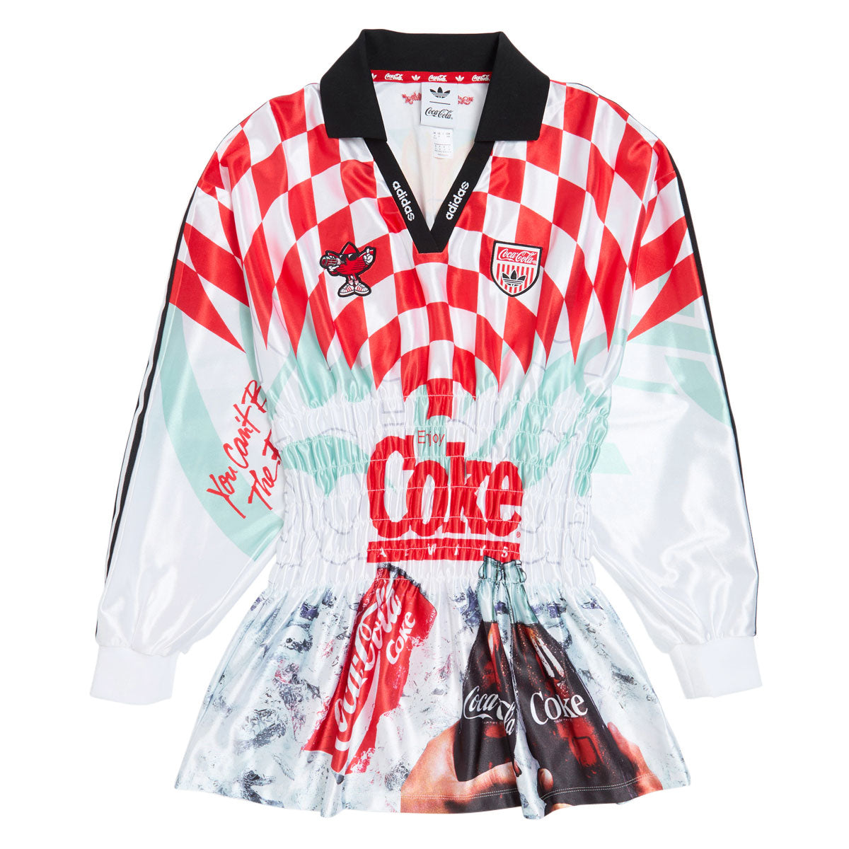 Adidas x Coca Cola Womens Mashup Jersey - White/Multicolor