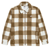 Nike SB Essentials Shacket Jacket - Sail/Mosswoood Brown/White