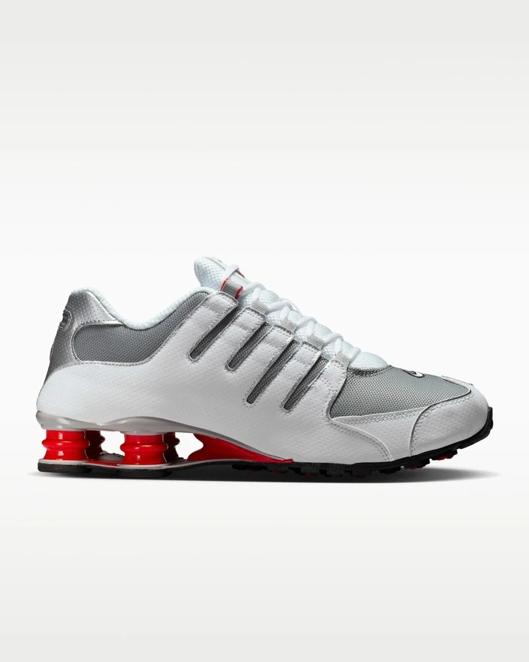 Nike Shox NZ 378341-104 Sneakers Men's White Sport Red Running Shoes DWA3737