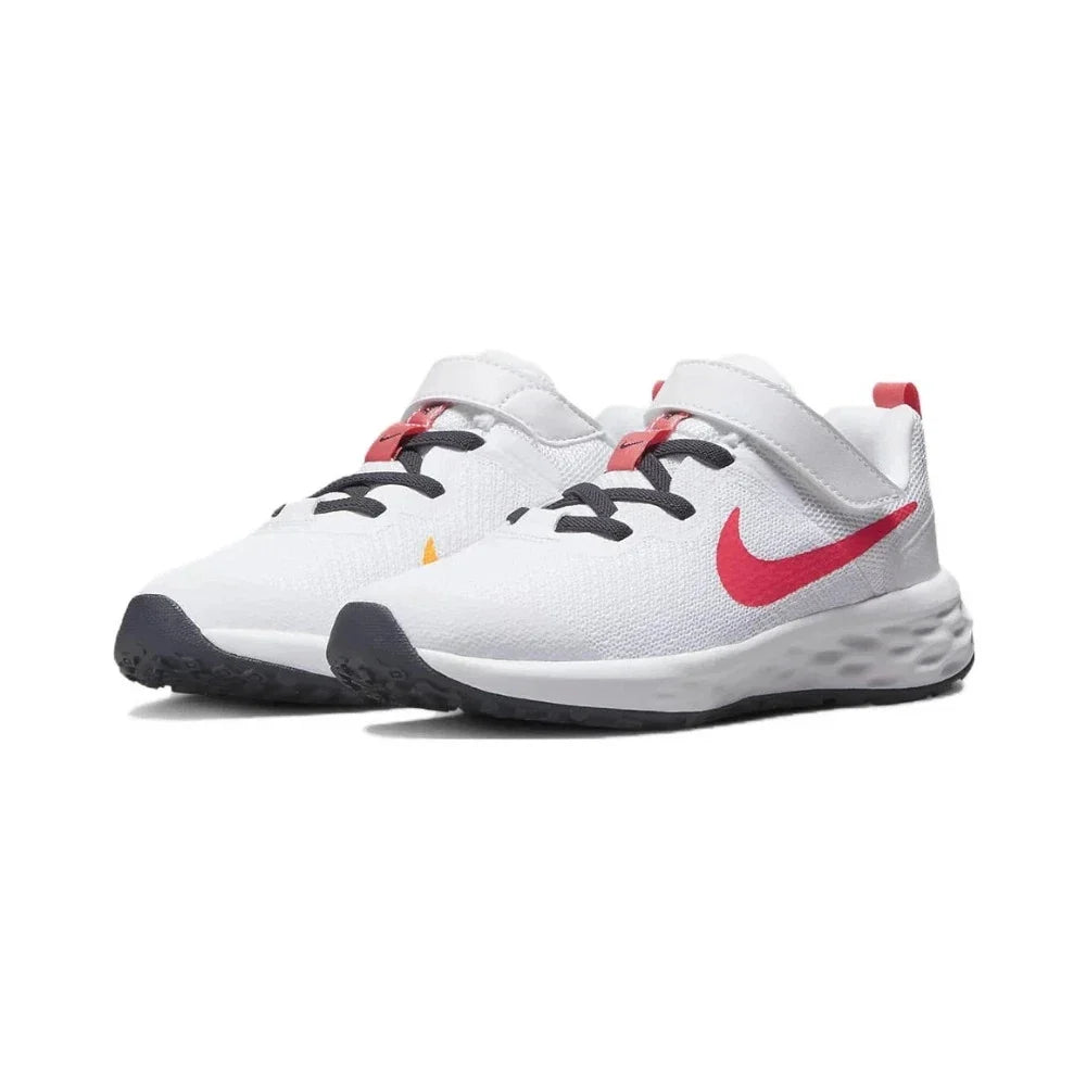 Kids Nike Revolution 6 DD1095-101 Sneakers White Athletic Running Shoes NIN701