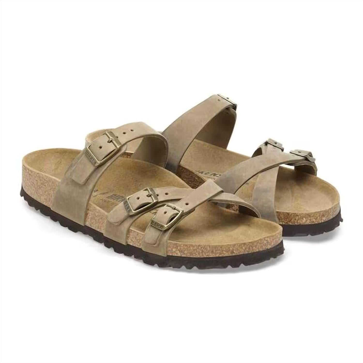 Women's Franca Oiled Sandal In Tabacco