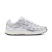 WOMENS NIKE P-6000-WHITE/METALLIC SILVER-BV1021-106