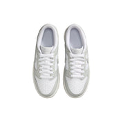 Grade-School Nike Dunk Low White / Light Silver - Photon Dust FB9109-124