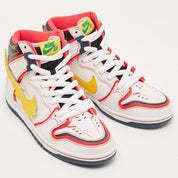 Nike Multicolor Leather Sb Dunk High Rx-0 Unicorn Gundam Sneakers
