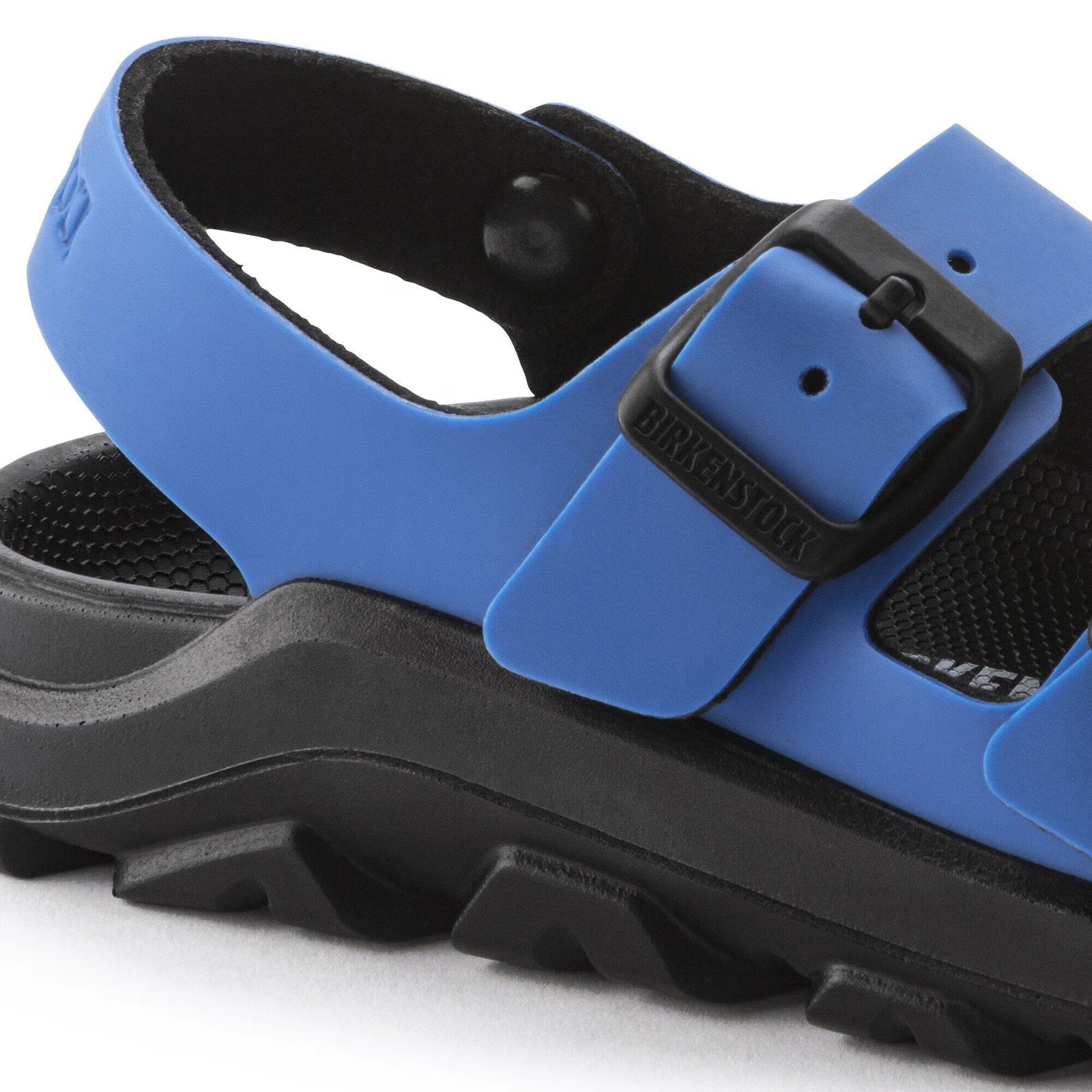 Youth Birkenstock Mogami Sandals Blue Birko-Flor Adjustable Strap HTAT352