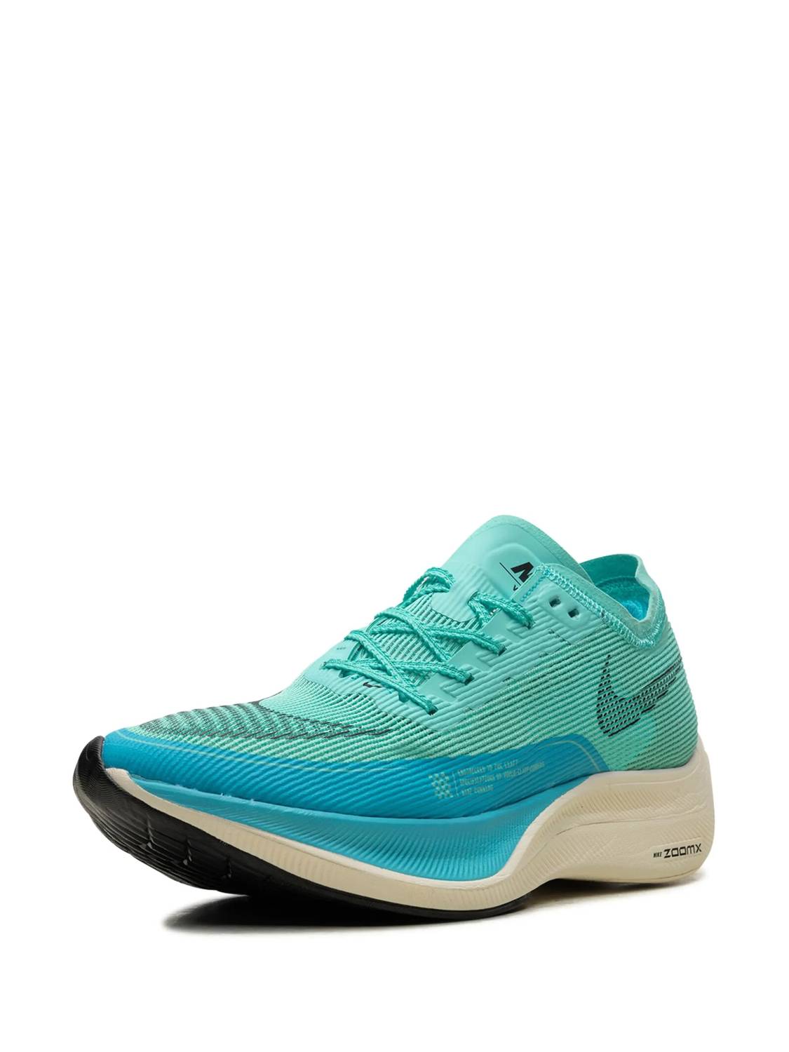 Women's Zoomx Vaporfly 2 Running Shoes In Aurora Green/black