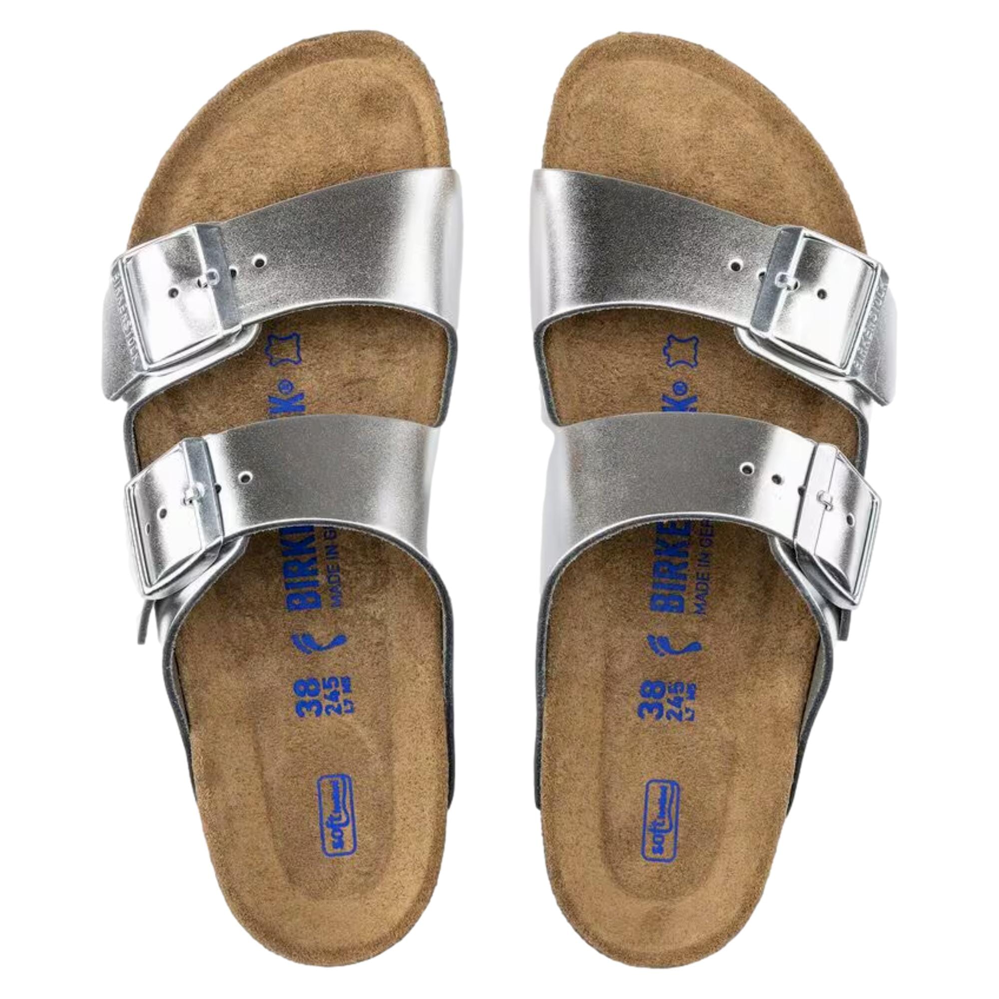 Women's Birkenstock Arizona BS Silver 1005961