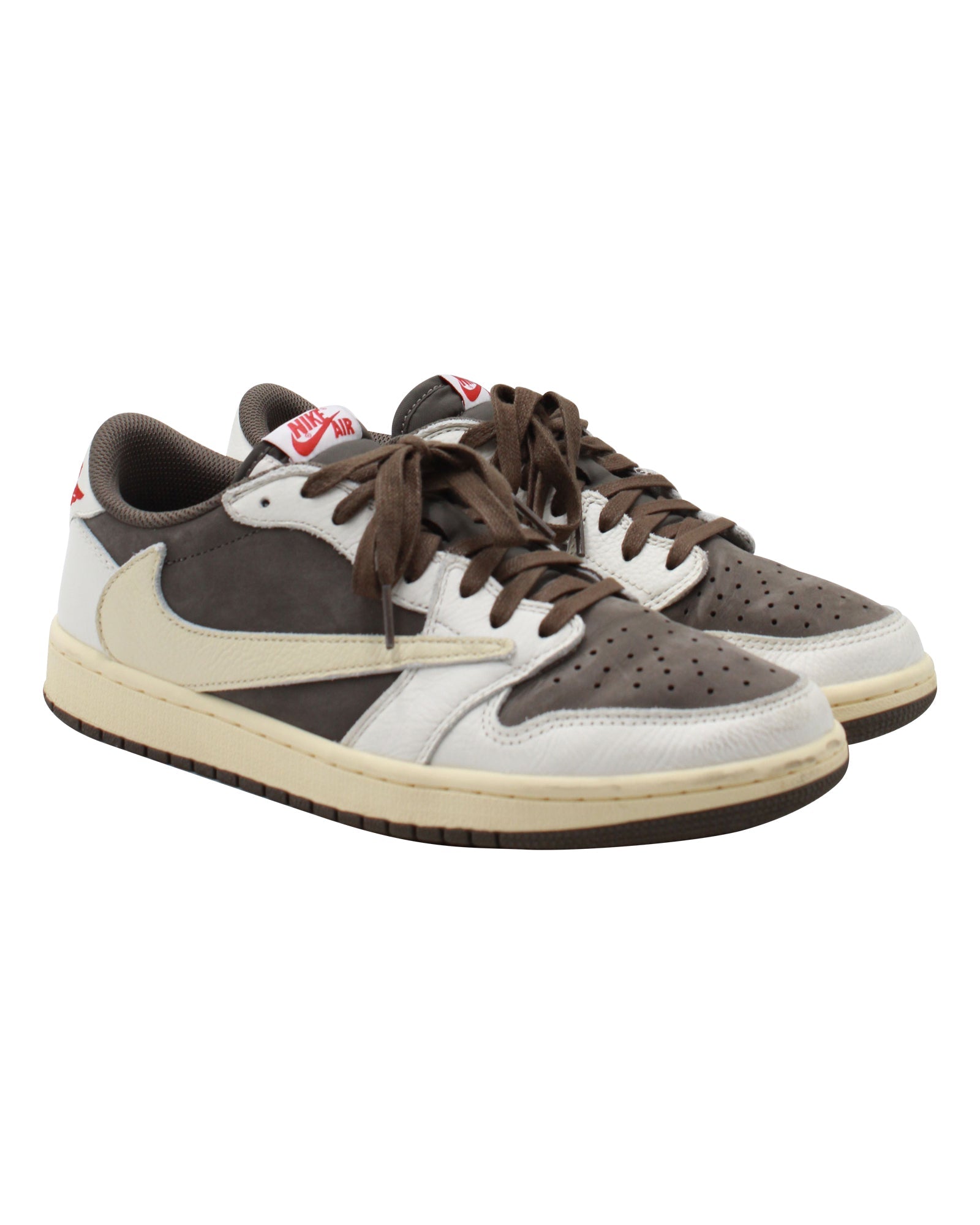Nike Air Jordan x Travis Scott Air Jordan 1 Low OG Sneakers in in Reverse Mocha Suede