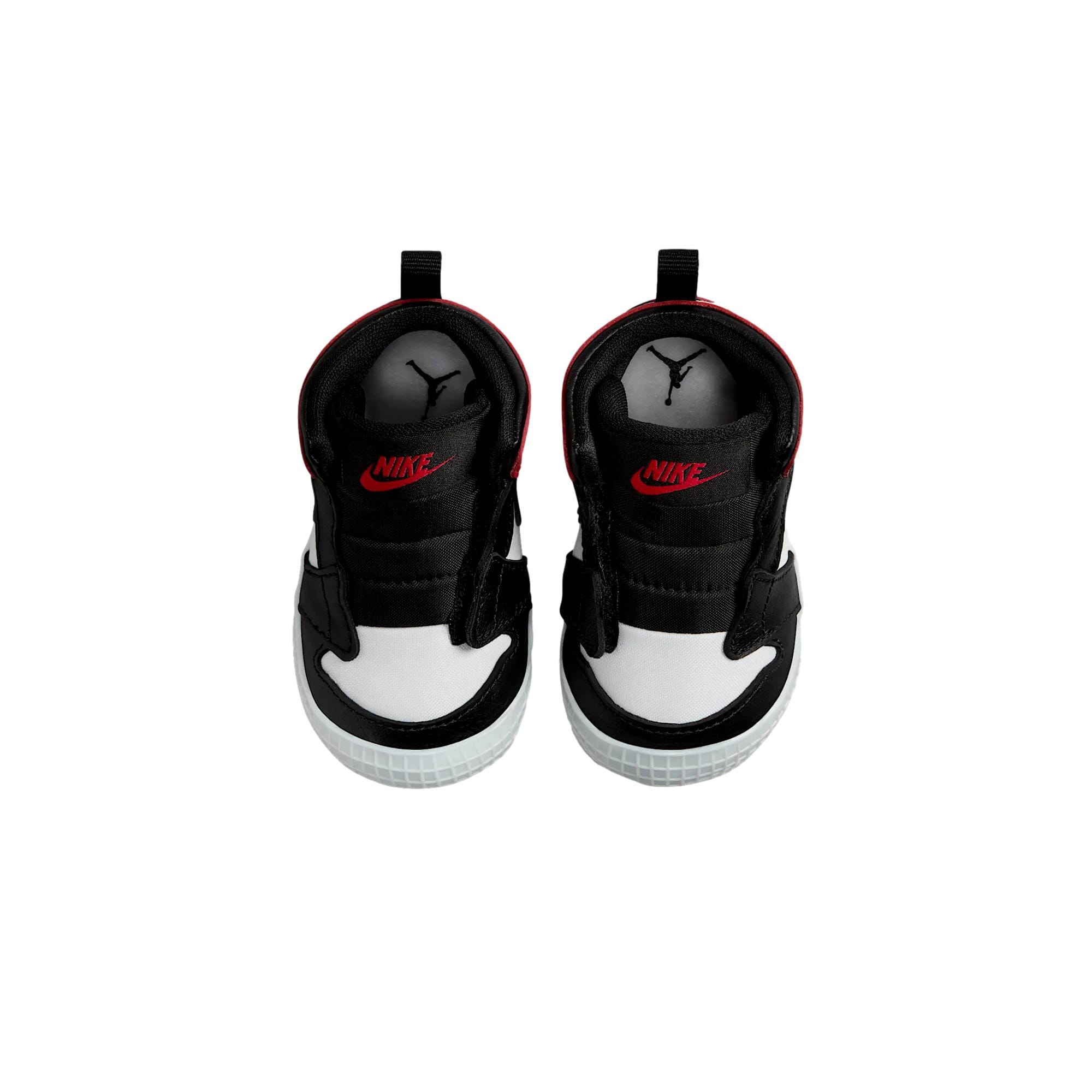 Toddler Nike Jordan 1 Crib Bootie Black/Black-Varsity Red-White HJ9289-061