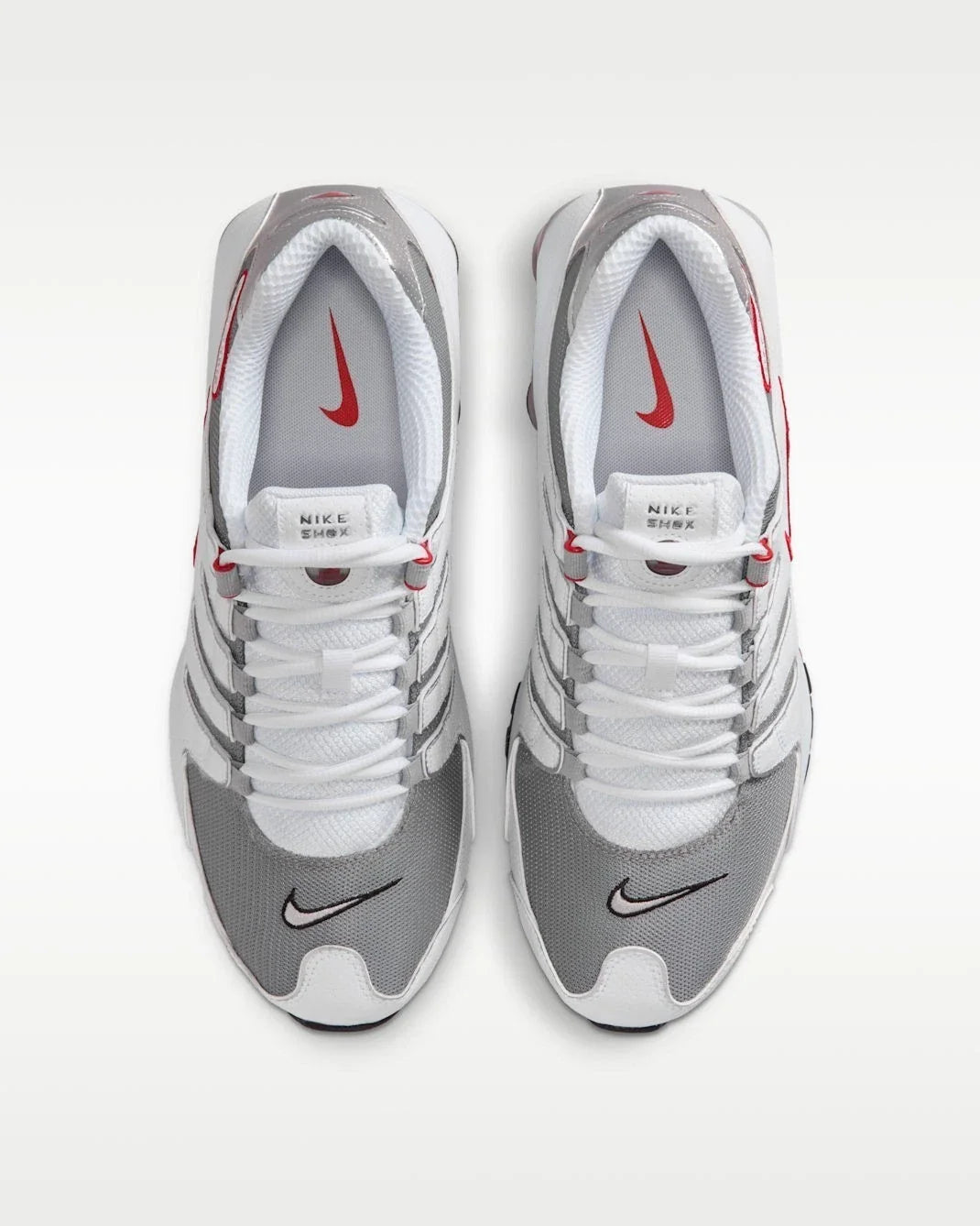 Nike Shox NZ 378341-104 Sneakers Men's White Sport Red Running Shoes DWA3737