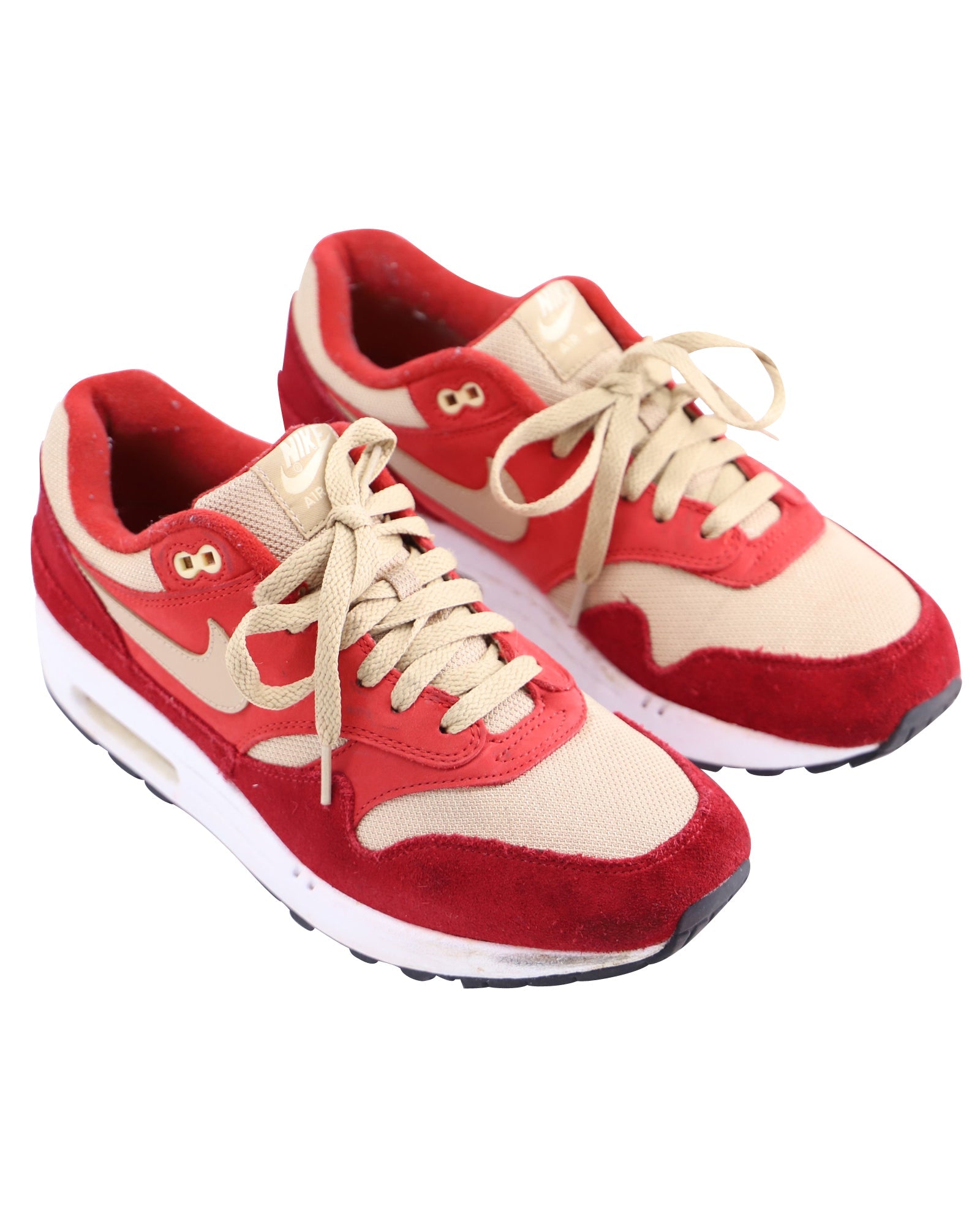Nike Air Max 1 Curry Pack in Red Nylon