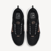 Women's Nike Zoom Court Nxt Shoes In Black/red/bronze