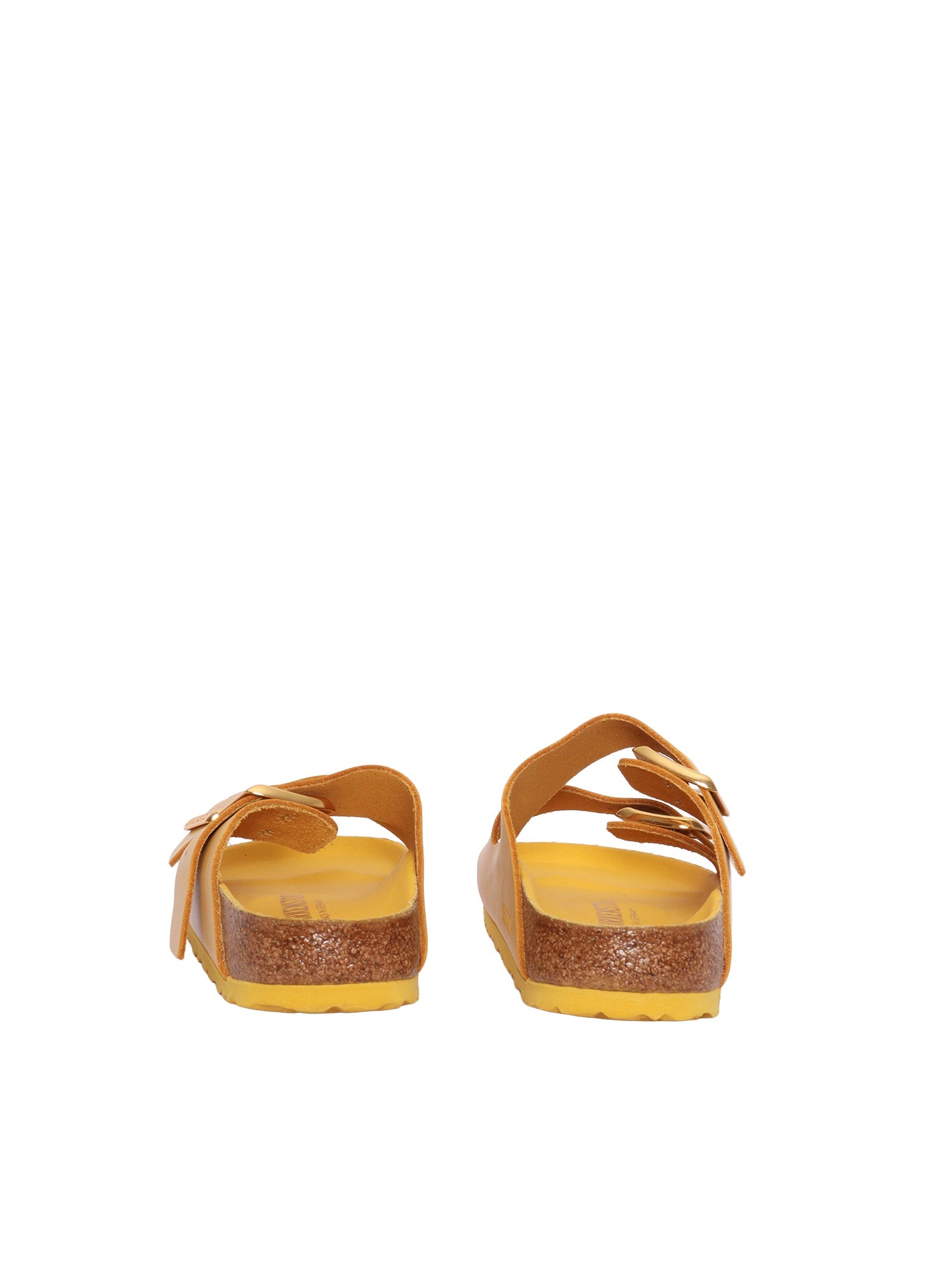 Ochre Arizona Natural Leather Slide Sandal
