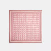 Coach Outlet Signature Silk Square Scarf