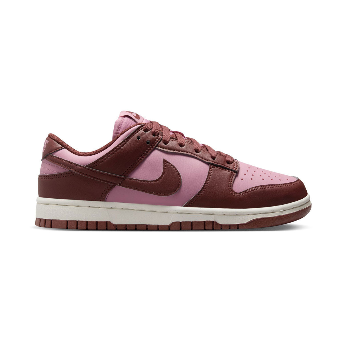 WOMENS NIKE DUNK LOW NEXT NATURE-WHITE/ELEMENTAL PINK-DD1873-114