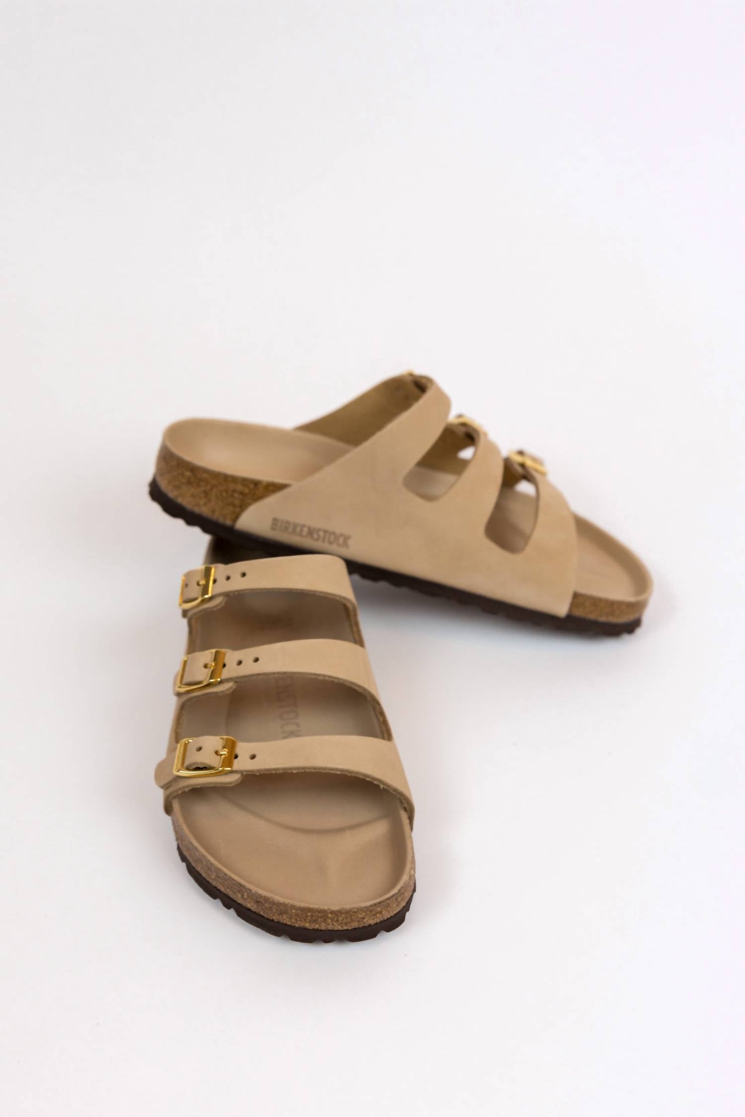 Women's Florida Sandal In Sandcastle Nubuck Leather
