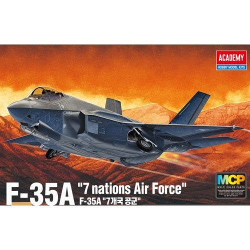Academy 1/72 F-35A Seven Nation Air Force Kit with Decals