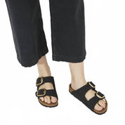 Women's Arizona Big Buckle Sandal In Black