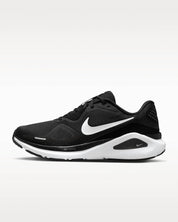Women's Structure 26 Road Running Shoes In Black/cool, Grey/metallic, Silver/white