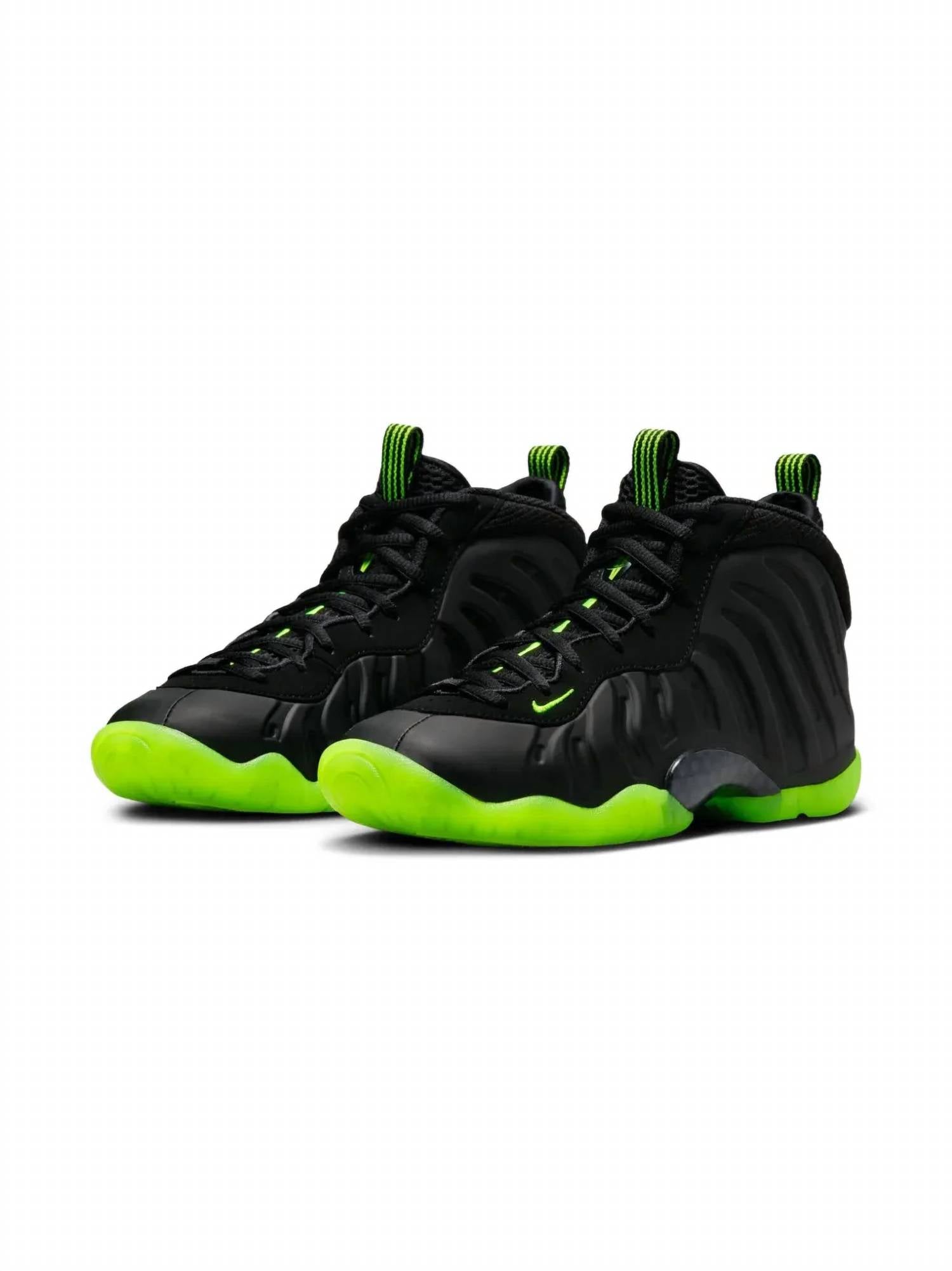 Kid's Little Posite One Sneakers In Black/green