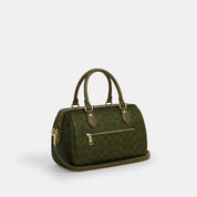 Coach Outlet Rowan Satchel Bag In Signature Canvas