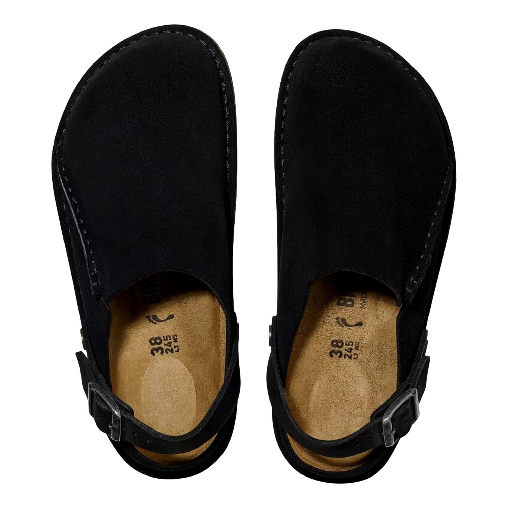 Men's Birkenstock Lutry Premium Suede Black 1025323