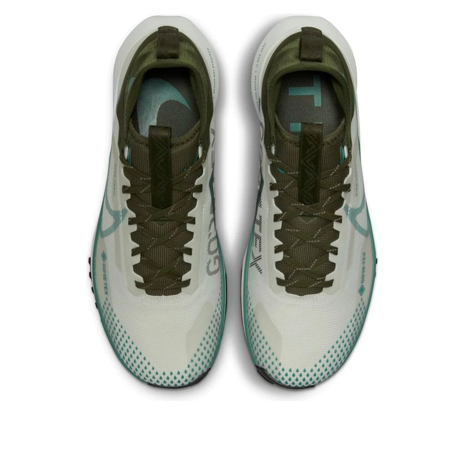 Men's Nike React Pegasus Trail 4 GTX FB2193-001 Sneakers Light Bone Running Shoes