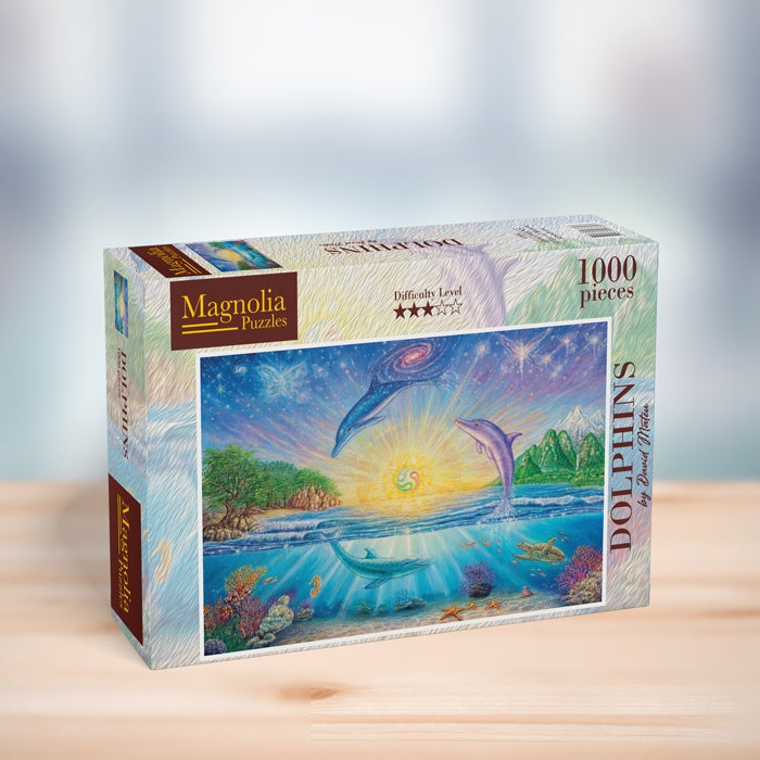 1000pc Dolphins David Mateu Special Edition Jigsaw Puzzle