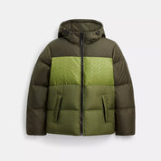 Coach Outlet Colorblock Down Jacket