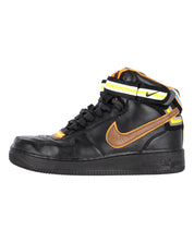 Nike x Ricardo Tisci Air Force 1 Mid Sneakers in Black Leather