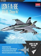 Academy 12565 1/72 USN F/A18E VFA195 Chippy Ho Plastic Model Kit