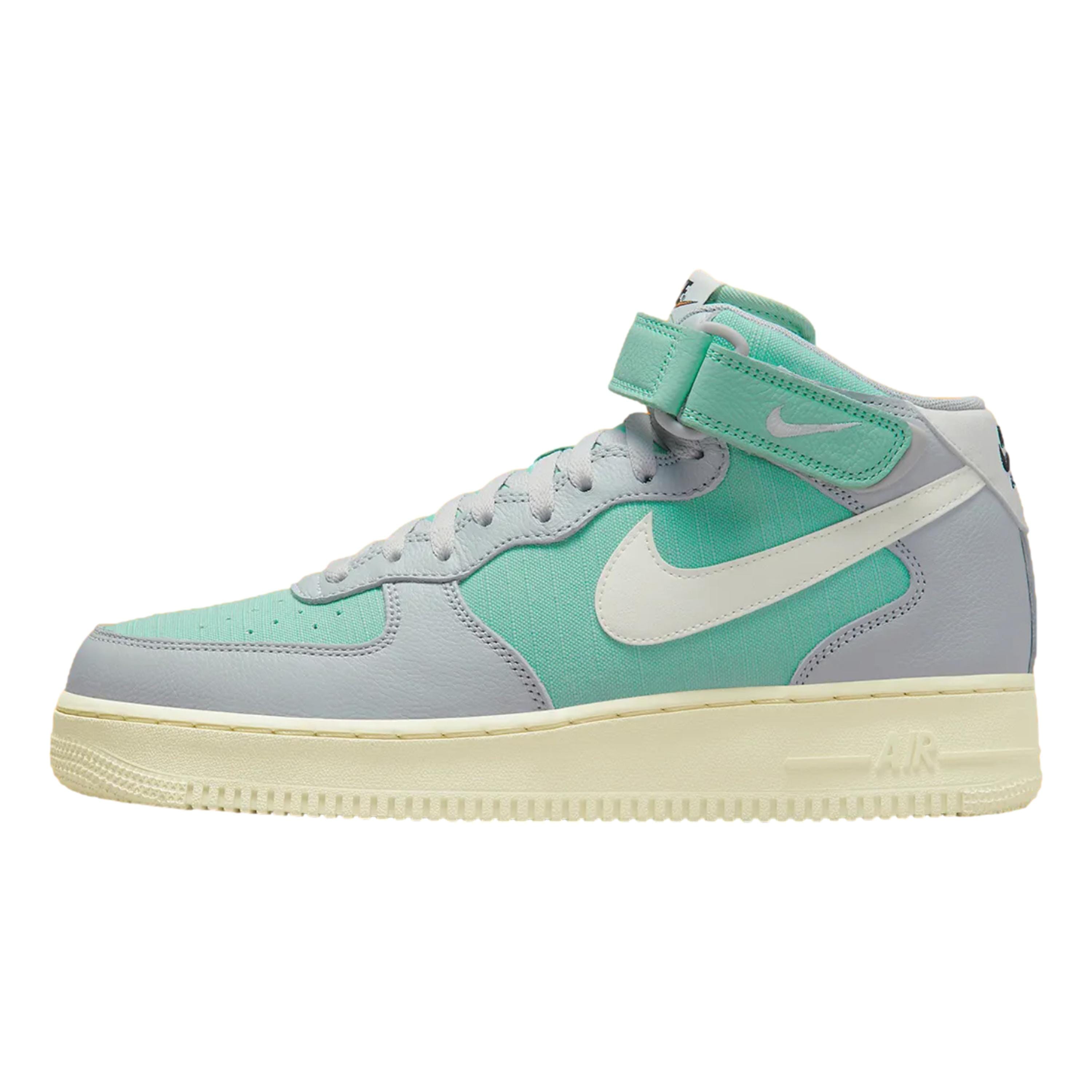Men's Nike Air Force 1 Mid '07 LX Grey Fog/Sail-Enamel Green DQ8766-002