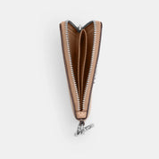 Coach Outlet Small Corner Zip Wallet In Signature Canvas