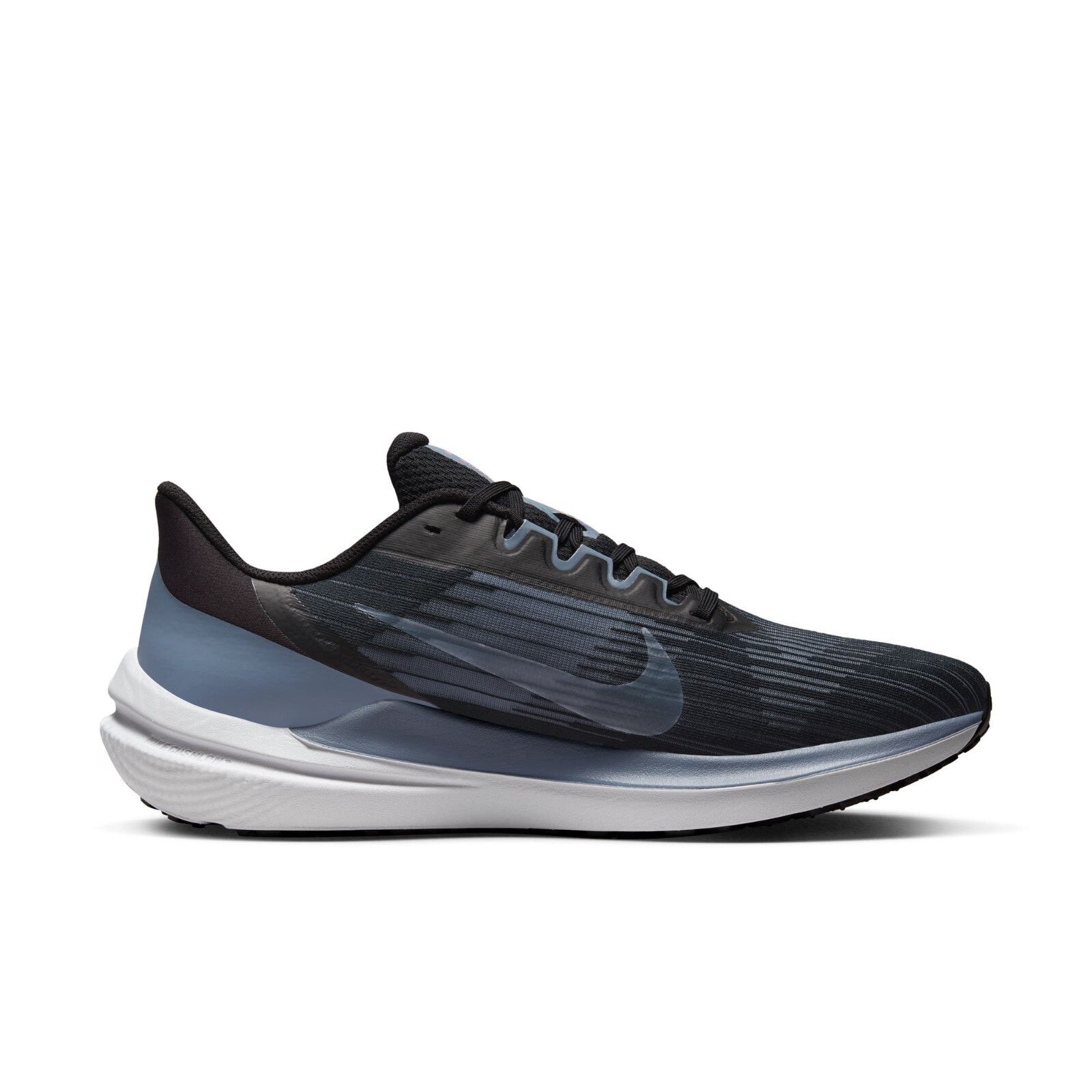 Men's Nike Air Winflo 9 DD6203-008 US 7.5 Black Ash Slate Running Shoes GBNC223