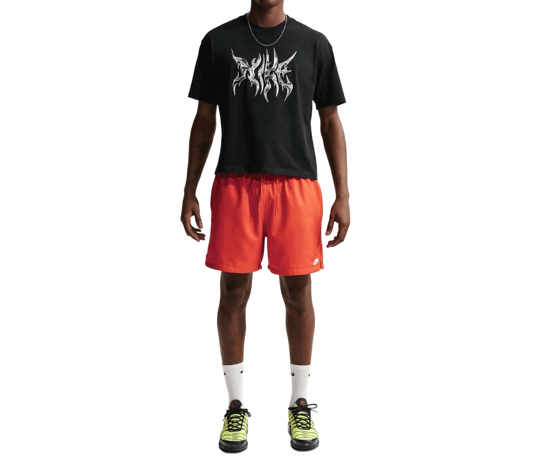 Metal Boxy T-Shirt In Black