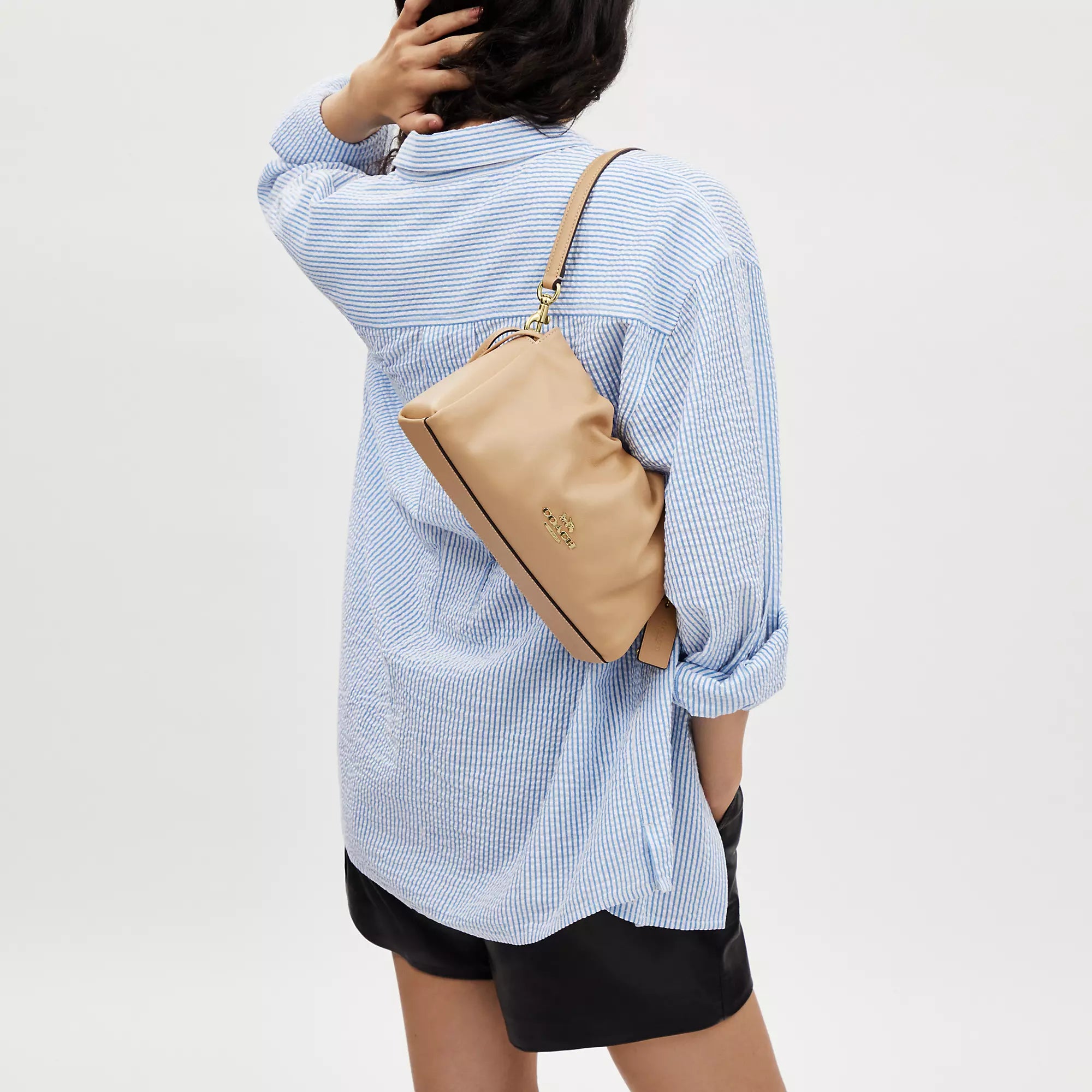 Coach Outlet Faye Shoulder Bag With Ruching