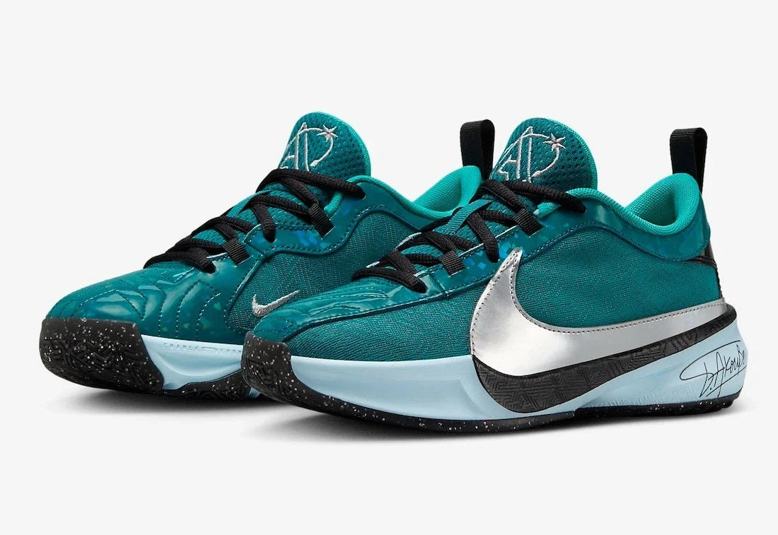 Youth Nike Zoom Freak FN1356- GS 'All-Star Youth Teal Basketball Shoes TF819