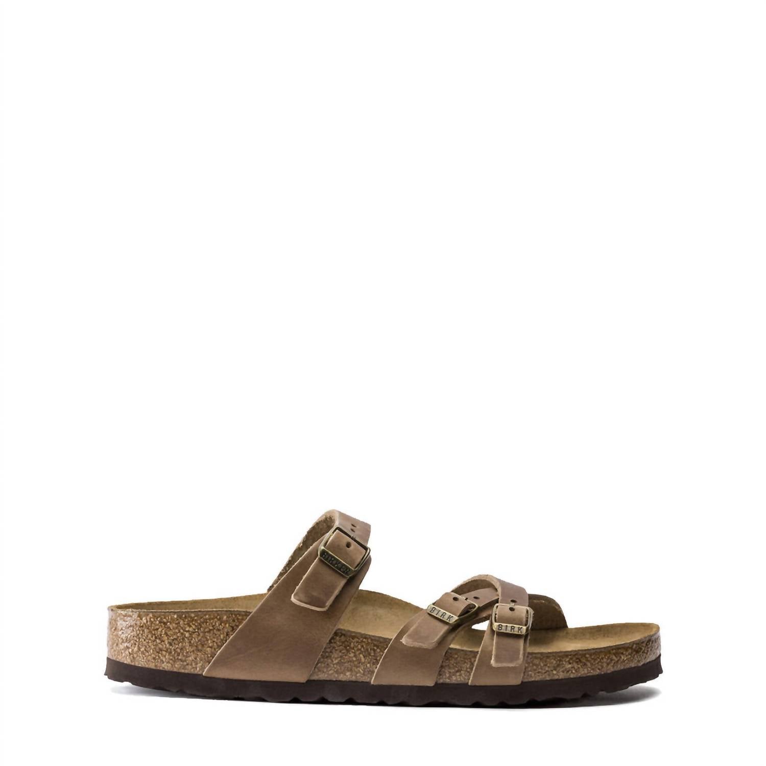 Women's Franca Oiled Leather Sandals In Brown Brown
