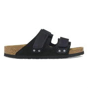 Women's Uji Nubuck Suede Leather Sandals In Black