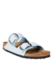 White Arizona Big Buckle Sandals