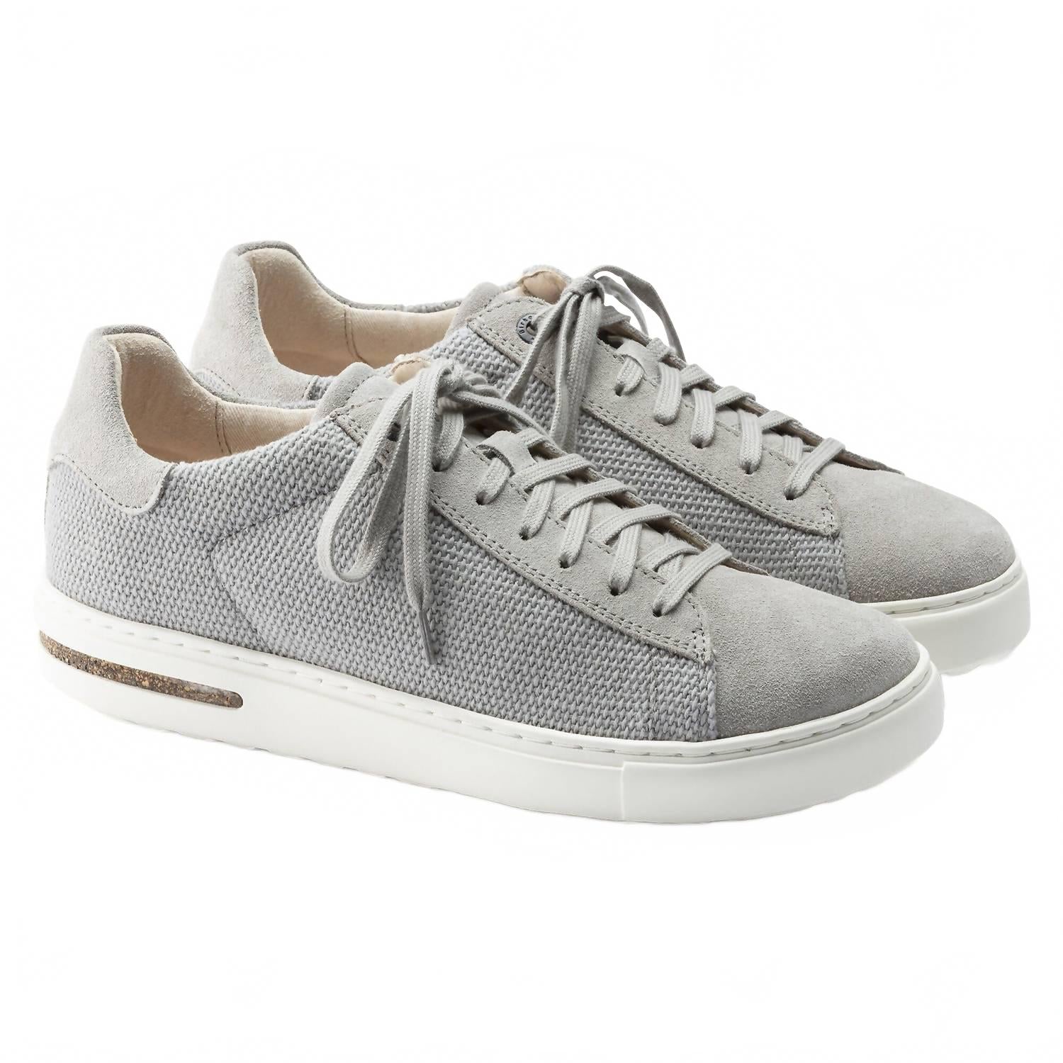 Women's Bend Low Canvas-Suede Sneakers In Whale Grey